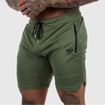 Șorturi sport Iron Aesthetics Lightning, verzi
