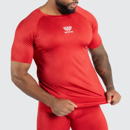 Tricou funcțional Iron Aesthetics Evolution, roșu
