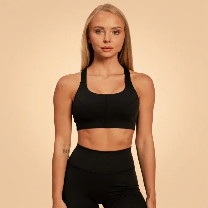 BeastPink Sutien sport Sense Black
