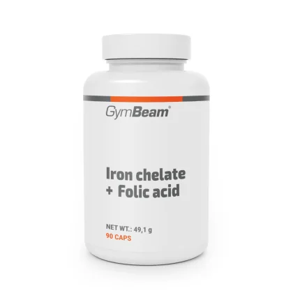 GymBeam Fier chelat + acid folic