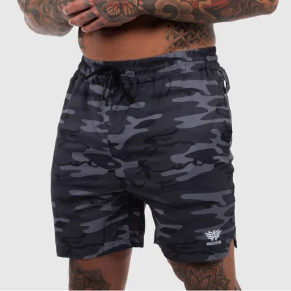 Șorturi sport Iron Aesthetics Flashlight, camuflaj