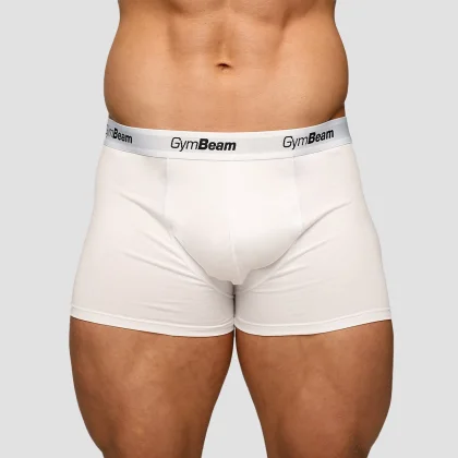 GymBeam Boxeri pentru bărbați Essentials 3Pack White