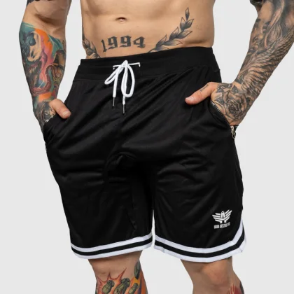 Șorturi de trening Iron Aesthetics Unleash, negre