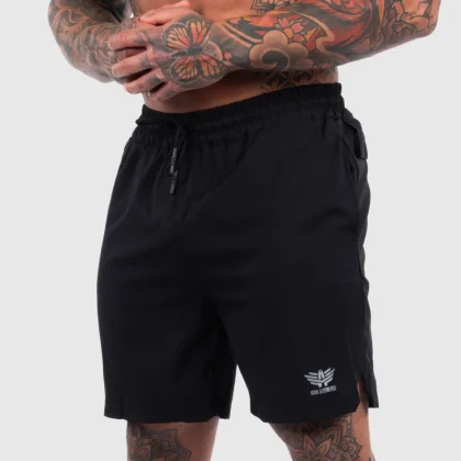 Șorturi sport Iron Aesthetics Flashlight, negre