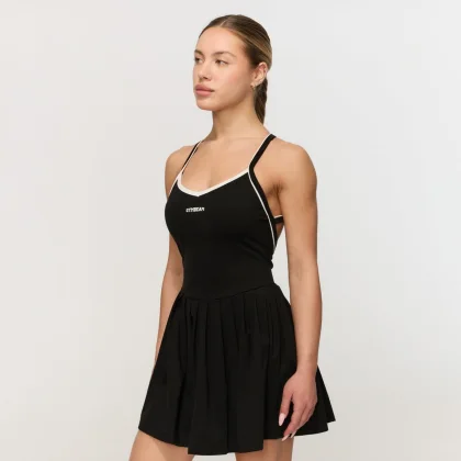 GymBeam Rochie Sport Varsity Black