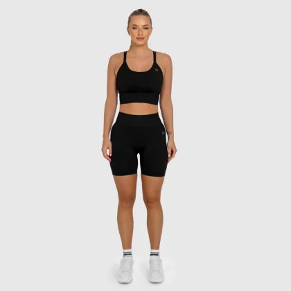 Set sport damă Iron Aesthetics Ultimate short, negru
