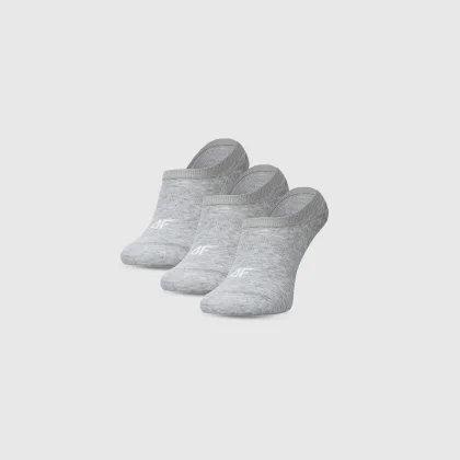 Pánske casual členkové ponožky (3-pack) - sivé
