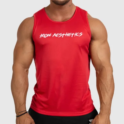 Maiou funcțional pentru bărbați Iron Aesthetics Sporty, roșu