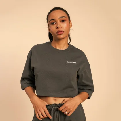 BeastPink Tricou pentru femei Cropped Serenity Shadow