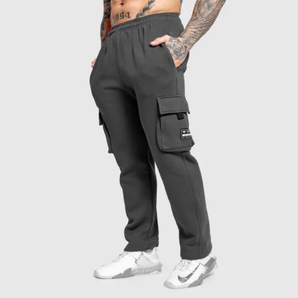 Pantaloni de trening bărbați Iron Aesthetics Utility, gri