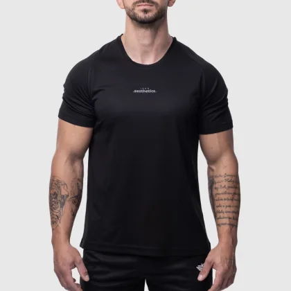Tricou sport bărbați Iron Aesthetics Training, negru