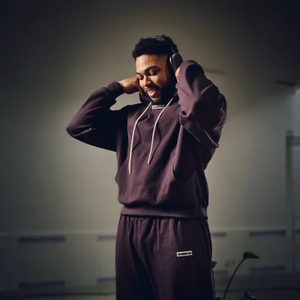 GymBeam Hanorac Aura Hoodie Tee Brown