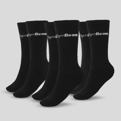 GymBeam Șosete 3/4 Socks 3Pack Black