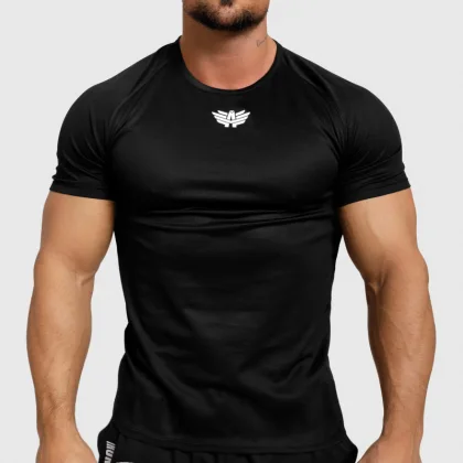 Tricou funcțional pentru bărbați Iron Aesthetics Performance, negru