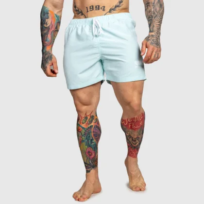 Șorturi baie bărbați Iron Aesthetics Sunshine, ice mint