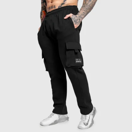 Pantaloni de trening bărbați Iron Aesthetics Utility, negri