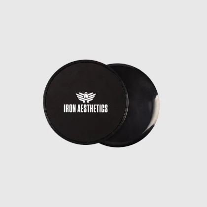 Discuri anti-alunecare Iron Aesthetics Core Slider, negre