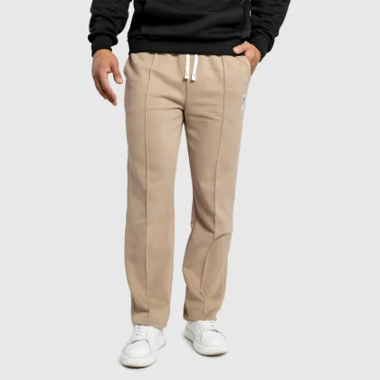 Pantaloni de trening bărbați Iron Aesthetics Prestige, bej