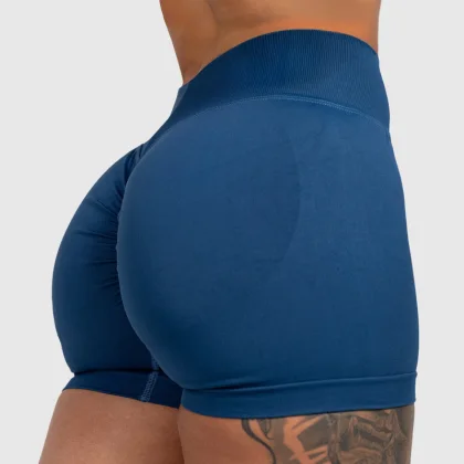 Pantaloni scurți sport Iron Aesthetics Shape, albaștri midnight