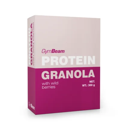 GymBeam Granola proteică cu fructe de pădure - GymBeam