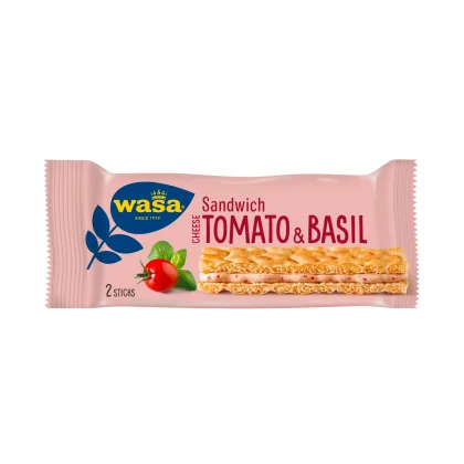 Wasa Pâine crocantă cu roșii și busuioc