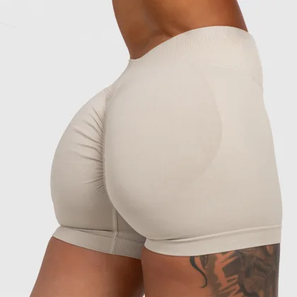 Pantaloni scurți sport Iron Aesthetics Shape, bej