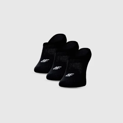 Pánske casual členkové ponožky (3-pack) - čierne