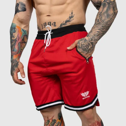 Șorturi de trening Iron Aesthetics Unleash, roșii