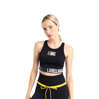 LABELLAMAFIA Sutien sport Fan Black