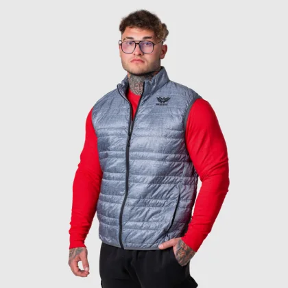 Vestă bărbați Iron Aesthetics Bodywarmer, gri deschis