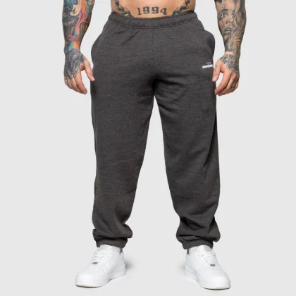 Pantaloni de trening Oversized Relaxed, gri charcoal