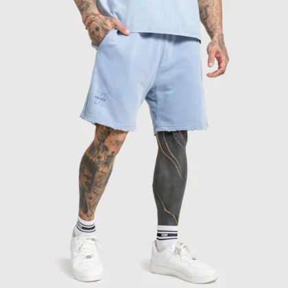 Pantaloni scurți X Washed, albaștrii