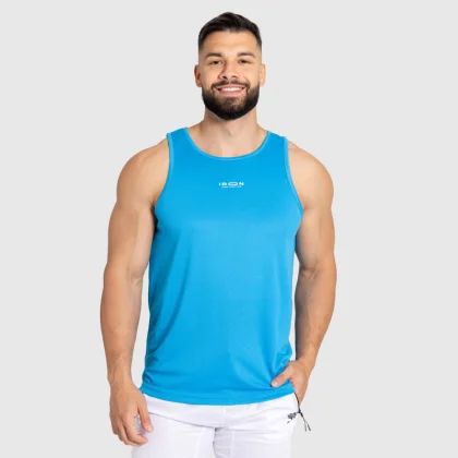 Maiou sport bărbați Iron Aesthetics Athlete, albastru