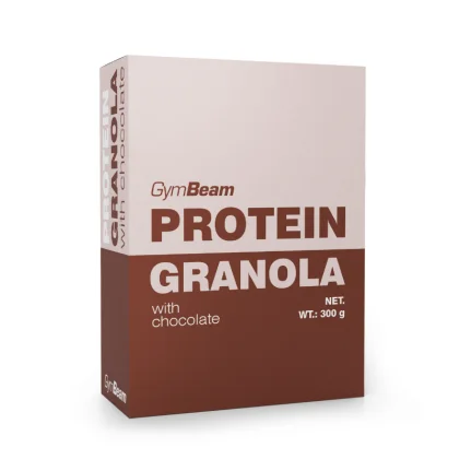 GymBeam Granola proteică cu ciocolată