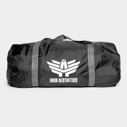 Geantă sport Iron Aesthetics Duffle, neagră
