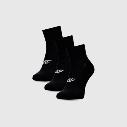 Pánske casual ponožky pred členok (3-pack) - čierne