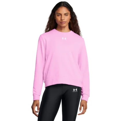 Under Armour Hanorac pentru femei Rival Terry Crew Pink