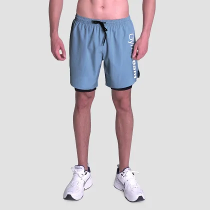 GymBeam Pantaloni scurți 2in1 Essence Blue