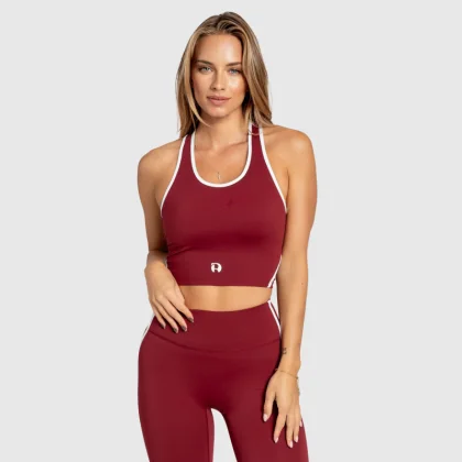 Bustieră sport damă Iron Aesthetics Define, vișinie