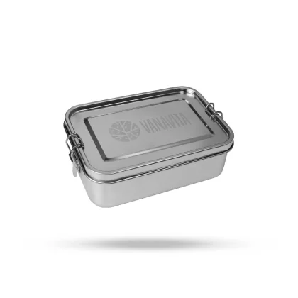 VanaVita Caserolă din oțel inoxidabil pentru alimente 1400 ml
