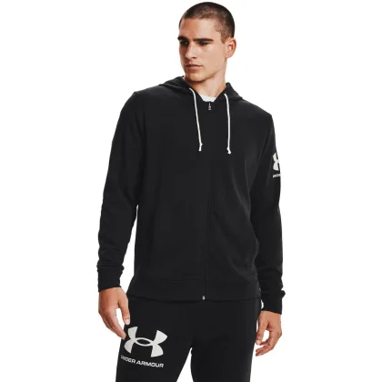 Under Armour Hanorac pentru bărbați Rival Terry FZ HD Black