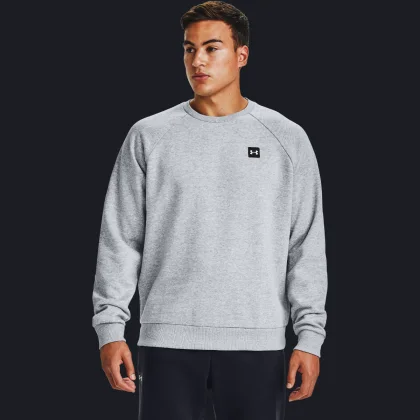 Under Armour Men‘s Hoodie Rival Fleece Crew Grey