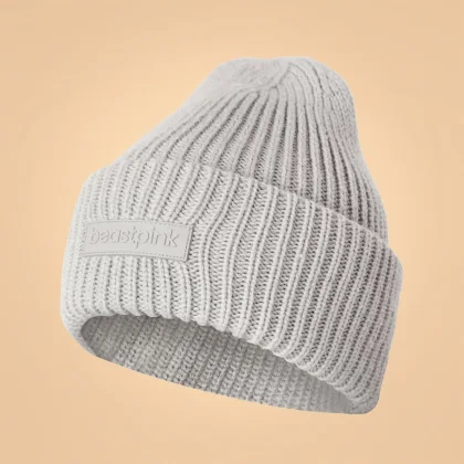 BeastPink Căciulă de iarnă Beanie Ivory