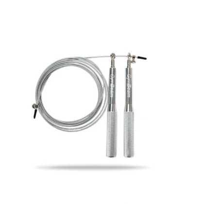 GymBeam Coardă de sărit Metal Silver