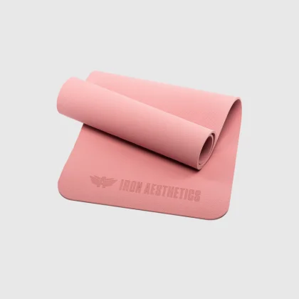 Saltea pentru exerciții Iron Aesthetics Yoga Mat, roz