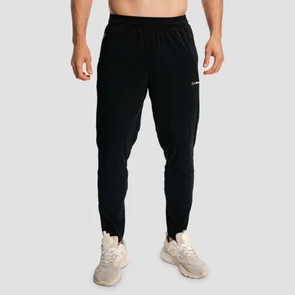 GymBeam Pantaloni de alergare pentru bărbați Pulse X Black