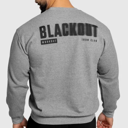 Pulover bărbați Iron Aesthetics Blackout, gri