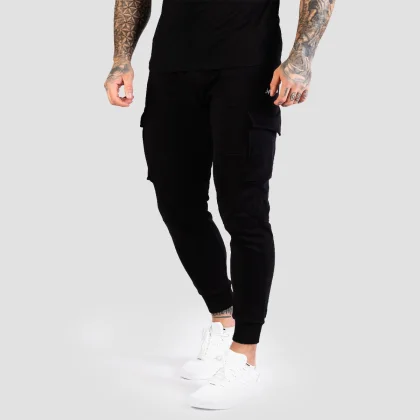 GymBeam Pantaloni TRN Black
