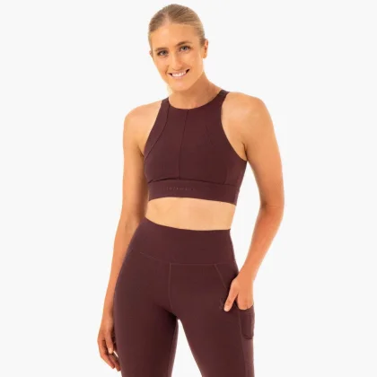 Ryderwear Sutien sport Reset High Impact Chocolate