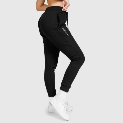Pantaloni sport de trening damă Iron Aesthetics Comfy, negrii